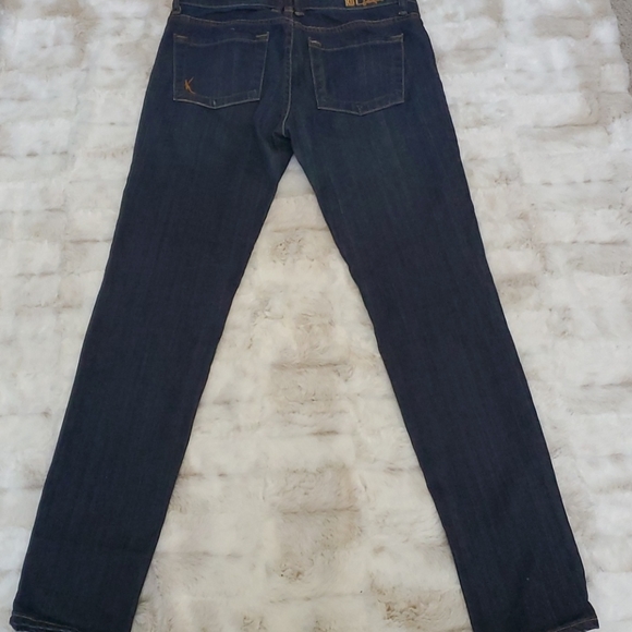 NWOT Kut Dark Denim boot cut Jean w/gold sticking - Picture 3 of 5